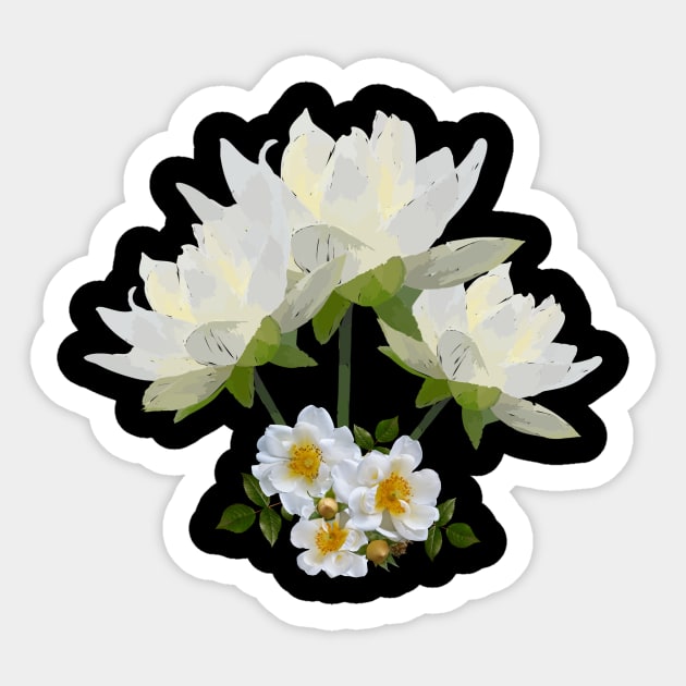 White lotus Sticker by Well well well